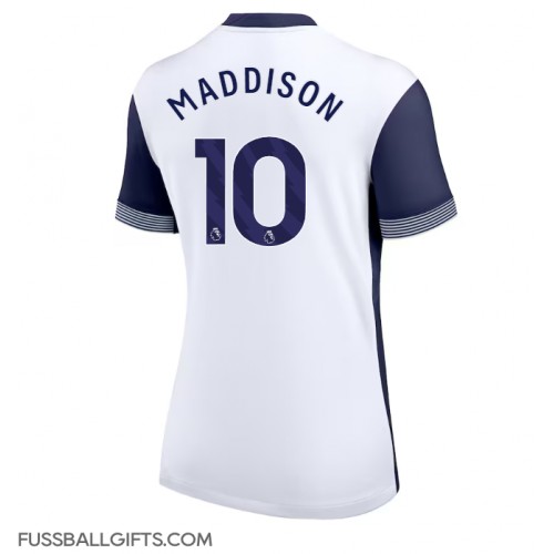 Tottenham Hotspur James Maddison #10 Fußballbekleidung Heimtrikot Damen 2024-25 Kurzarm